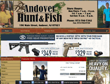 Tablet Screenshot of andoverhuntandfish.com